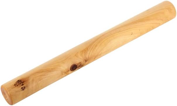 太行崖柏带疤擀面杖无漆擀面杖木质滚轴擀面皮压面棍工艺(（小） 约长21*宽3.2CM)