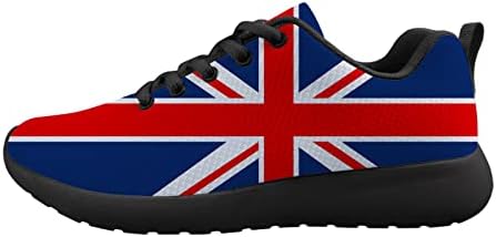 owaheson Büyük Britanya Bayrağı erkek Yastıklama Koşu Ayakkabı Atletik Yürüyüş Tenis Ayakkabıları Moda Sneakers