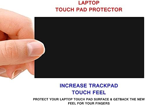 (2 Adet) Ecomaholics Premium Trackpad Koruyucu için Ağ Geçidi 15.6 İnç Ultra İnce Dizüstü, Siyah dokunmatik yüzey