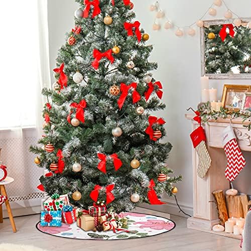 Güzel Kelebek Noel Ağacı Mat Su Geçirmez Ağaç Standı Tepsi Mat Halı Altında Noel Ağacı Aksesuar için Koruyucu için