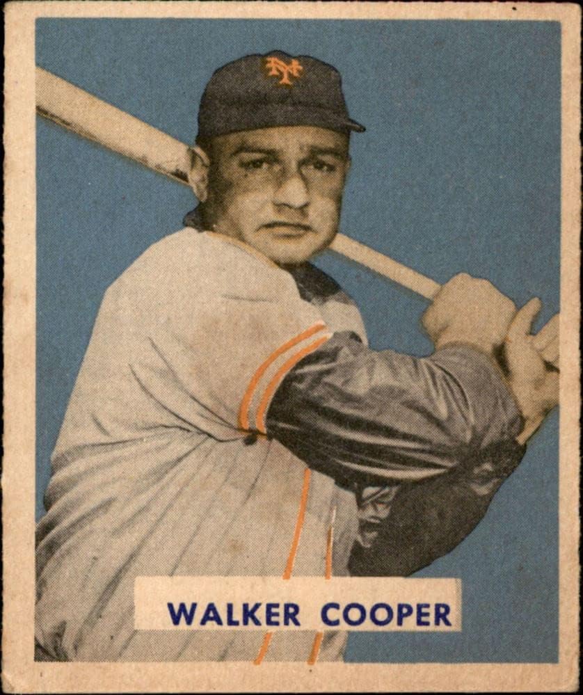 1949 Okçu 117 Walker Cooper New York Devleri (Beyzbol Kartı) ESKİ Devler