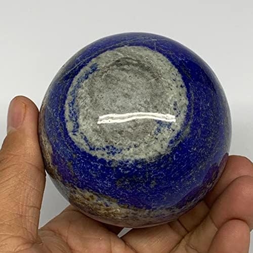 WatanGems 543g, 2.7, 69mm, Doğal Lapis Lazuli Küre Topu Taş, Cilalı, Ev Dekorasyonu ,Koleksiyon @ Afganistan, B25320