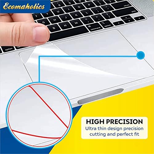 (2 Adet) Ecomaholics Trackpad Koruyucu ASUS Zenbook 14 Flip OLED (UN5401) Temizle Mat Finish ile 14 inç Dizüstü Dokunmatik