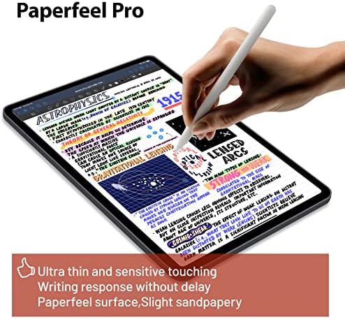 BERSEM Paperfeel Ekran Koruyucu [Paperfeel Pro] iPad Air 5. Nesil / iPad Pro 11 inç (2022/2021/2020/2018) / iPad Air