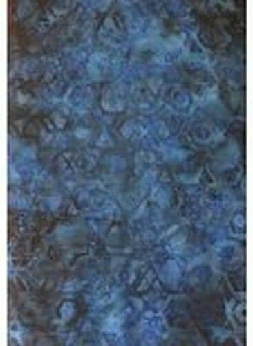 Hoffman Kumaşlar Bali Batik 1895-230 El Boyalı Suluboya Safir
