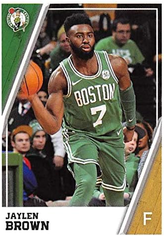2018-19 Panini NBA Çıkartma Koleksiyonu 29 Jaylen Brown Boston Celtics Resmi Basketbol Etiketi (2 inç x 2,75 inç)