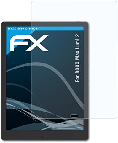 atFoliX ekran koruyucu Film ile Uyumlu BOOX Max Lumi 2 Ekran Koruyucu, Ultra Net FX koruyucu film (2X)