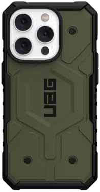 URBAN ARMOR GEAR UAG iPhone 14 Pro Kılıf 6.1 Pathfinder Olive - MagSafe Koruyucu Kapak ve 6.1 Premium Temperli Cam