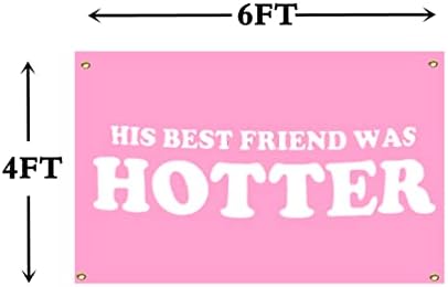 Snatelows Onun En İyi Arkadaşı Oldu Sıcak Bayrak 2x3ft Kızlar için Serin Kız Afiş Yatak Odası Duvar Meme Bayrakları