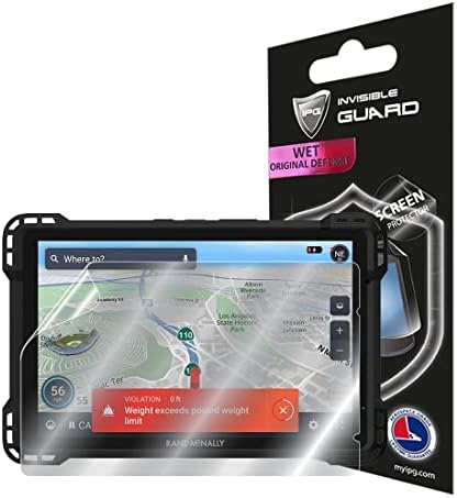 Rand McNally TND 1050 İçin IPG 10 inç GPS Kamyon navigasyon Ekranı Koruyucu Görünmez Ultra HD Şeffaf Film Çizilmez