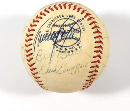 1972 Los Angeles Dodgers ONL Beyzbol (19 Otomobil) İmzaladı Alston Sutton - İmzalı Beyzbol Topları