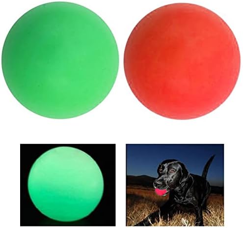 1 Adet Glow Karanlık Topu 3.5 Parlayan Pet Köpek Kedi Oyuncaklar Yavru Chase Yuvarlak Oyun