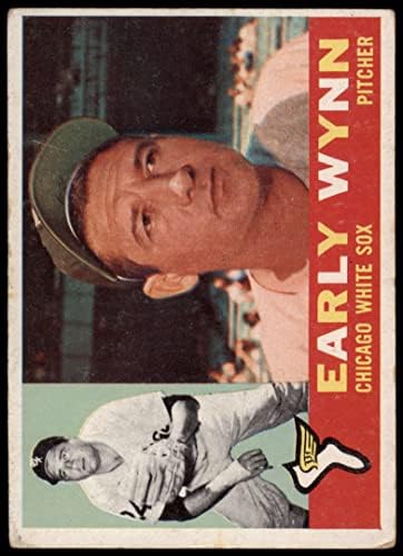 1960 Topps 1 Erken Wynn Chicago White Sox (Beyzbol Kartı) İYİ Beyaz Sox