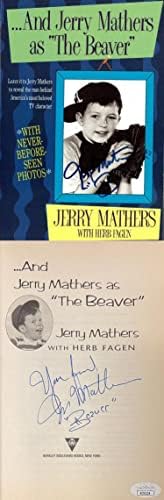Jerry Mathers ikili 1998 imzaladı .Ve Jerry Mathers Kunduz Kitabı olarak - AC92219 (Nadir / Ciltsiz/Ünlü Otobiyografisi)