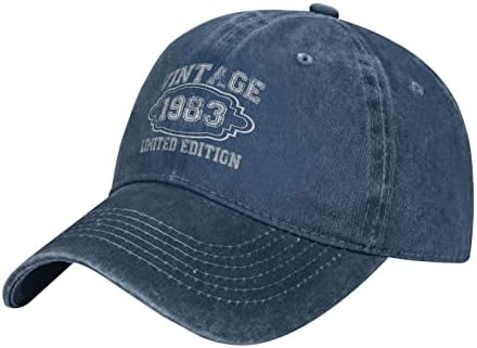 40 Yaşında Vintage 1983 Sınırlı Sayıda Kap Yetişkin için 40th Doğum Günü baba şapkası Erkek Kap