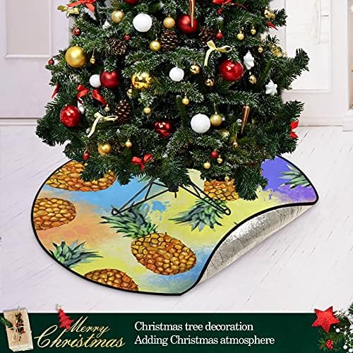 Meyve Ananas Noel Ağacı Mat Su Geçirmez Ağaç Standı Tepsi Mat Halı Altında Noel Ağacı Aksesuar için Koruyucu için