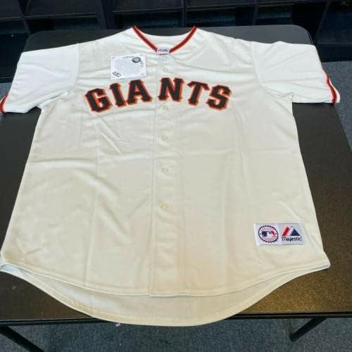 Willie Mays, JSA COA İmzalı MLB Formalarıyla Otantik Majestic San Francisco Giants Formasını İmzaladı