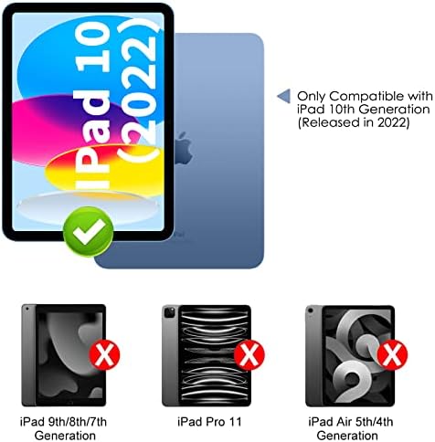SZJCLTD [2 PAKET] 2 Paketli Paperfeel Ekran koruyucu iPad 10. Nesil (10,9 inç, 2022) ile Uyumlu Apple Kalem Uçları,