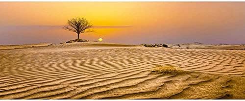 AWERT 24x12 inç Güneş ve Çöl Teraryum Arka Plan Ağacı Oasis Gobi Sürüngen Habitat Arka Plan Vinil