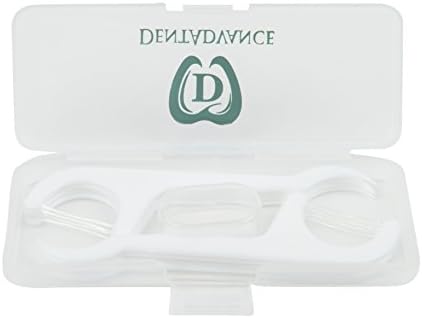 DentAdvance Nane Diş İpi-Premium Açılı, Kolay Ulaşılabilen Arka Dişler / Diş Pensesinde / Nane Aroması, Mumlu, 90