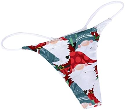 Seksi Noel Thongs Bayan Elk Geyik Külot Yaramaz Iç Çamaşırı Streç Sapanlar T-Geri Külot Dikişsiz Thongs G-Dizeleri