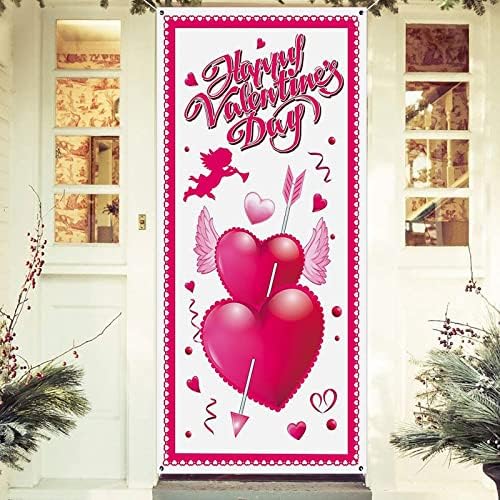 DBYLXMN sevgililer Günü Kapı Kapak Dekorasyon Yaratıcı Arka Plan sevgililer Günü Ön Kapı Dekorasyon Parti Süslemeleri