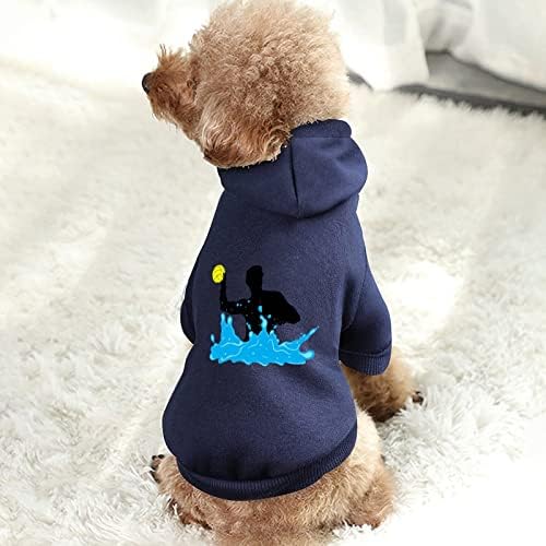 Su Topu Oyuncu Köpek Hoodies Sevimli Kapüşonlu Sweatshirt Pet Takım Elbise Ceket Şapka ile