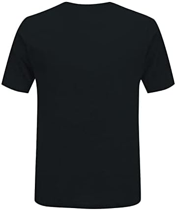 Erkek Slim Fit Bluz Tops Raglan Rahat Kısa Kollu Casual Tees Retro Mektup Baskı Yuvarlak Boyun T Shirt
