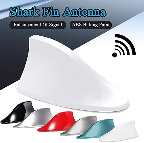 Araba için köpekbalığı yüzgeci anten kapağı, köpekbalığı yüzgeci anten, üst çatı antenleri AM / FM radyo sinyal tabanı