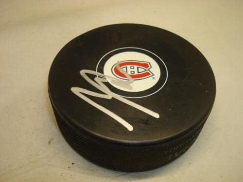 Marc Bergevin İmzalı Montreal Canadiens Hokey Diski İmzalı 1B İmzalı NHL Diskleri