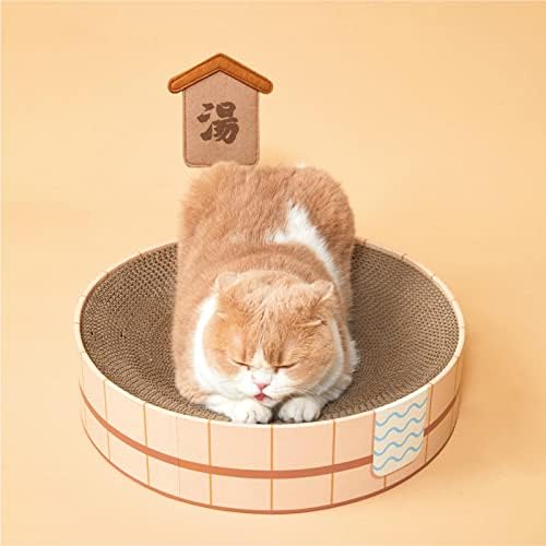 ＫＬＫＣＭＳ Kedi Scratcher Karton Salon Yatak, Kapalı Kediler Uyku Eğitim Oyuncak Yuva Oluklu Scratch Pad, Küçük Orta Büyük
