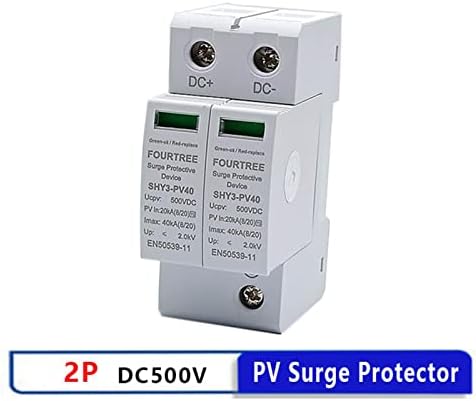 CZKE PV Dalgalanma Koruyucusu 2P 500VDC Parafudr Cihazı SPD Ev Anahtarı Güneş Enerjisi Sistemi Birleştirici Kutusu