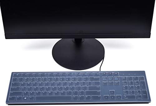 CASEDAO Şeffaf Klavye Kapağı ile Uyumlu Dell KB216 KB216p KB216d / KM636 Kablosuz Klavye, Dell Optiplex 5250/3050/3240/5460/7450/7050,