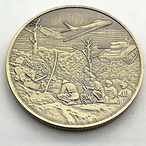 Amerika Birleşik Devletleri Veteran hatıra parası Askerler, Tank ve Uçak Hatıra Sikke Bakır Kaplama Mücadelesi Coin