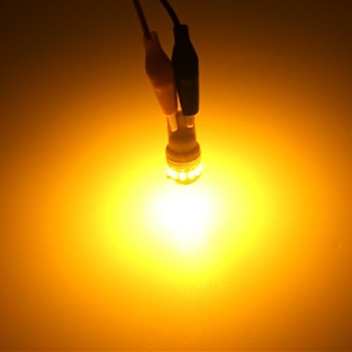 Alla aydınlatma 2x süper parlak Amber sarı W5W 175 168 LED ampuller Inteiror kapı ışık dış ön Side Marker ışık lambaları