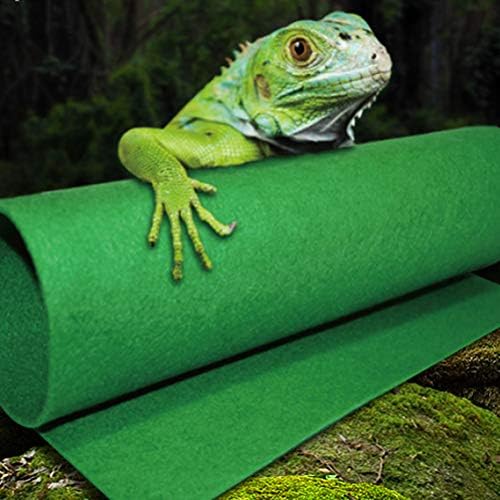 Scicalife Tepeli Gecko Aksesuarları 60x40 cm Sürüngen Ped Sıcak Kaplumbağa Ped Pet Uyku Yastık Sürüngen Malzemeleri