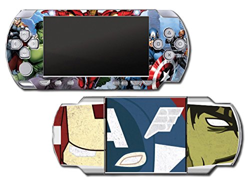 Kaptan Amerika Komik Thor Hulk Demir Adam Hawkeye video oyunu Vinil çıkartma kaplama Sticker Kapak Sony PSP Playstation
