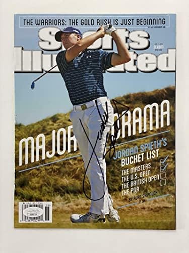Jordan Spieth İmzalı İmza Sports Illustrated Dergisi - Tam İmza! Jsa-İmzalı Golf Dergileri