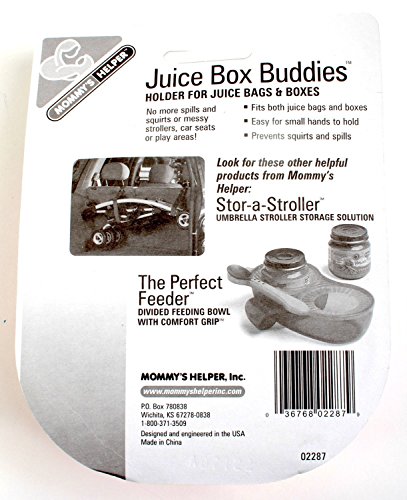 Mommy's Helper Juice Box Buddies, Portakal, 3'lü Paket