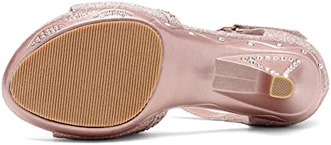 RÜYA ÇİFTLERİ Kızlar Sandalet Düşük Topuk Elbise Pompa Ayak Bileği T Kayışı Çiçek Ayakkabı Toddler / Küçük Çocuk /