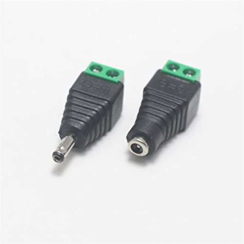 ANIFM 5.5 * 2.1 5.5 * 2.5 3.5 * 1.35 MM Kadın Erkek DC Güç Kablosu Konektörü Jack Tak Bağlantısı LED Şerit CCTV Güvenlik