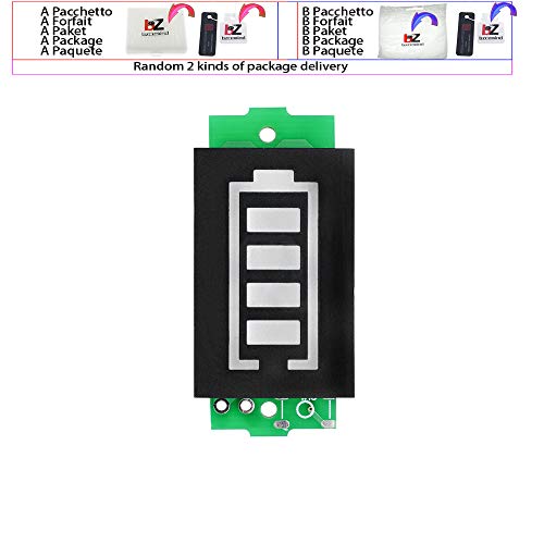 Kapasite Göstergesi Modülü Mavi Ekran Elektrik Test Cihazı DIY, 4S 16.8 V