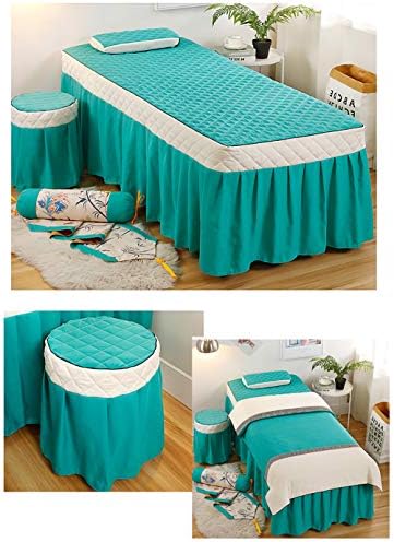 Baskı Polyester güzellik yatağı yatak örtüsü seti, İskandinav Rahat Masaj Masası sac Setleri Yatak Örtüsü Yüz Dinlenme