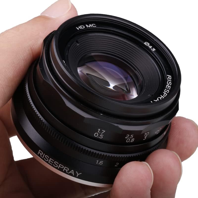 RISESPRAY 35mm F1. 6 Mini APS-C Lens Sony Panasonic Fujifilm Olympus Canon Nikon aynasız fotoğraf makinesi (Fujifilm
