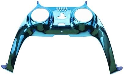 Denetleyici Faceplates Kapak Klip Kamuflaj Kabuk Playstation 5 PS5 ile Uyumlu (Krom Gök Mavisi)