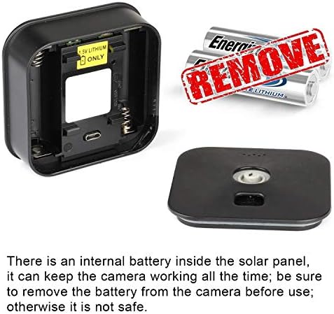 ıTODOS 3 Paket güneş panelı Blink Outdoor (3. Nesil) XT3 ve Blink XT XT2 Kamera, 11.8 Ft Dış Mekan Güç Kablosu ve