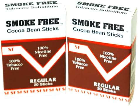 Bitkisel Kakao Çekirdeği Sigaraları İki Paket Düzenli Lezzet %100 Tütünsüz / Nikotinsiz