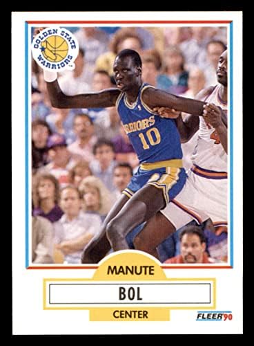 1990 Fleer 62 Manute Bol Golden State Warriors (Basketbol Kartı) NM/MT Warriors Bridgeport Üniversitesi