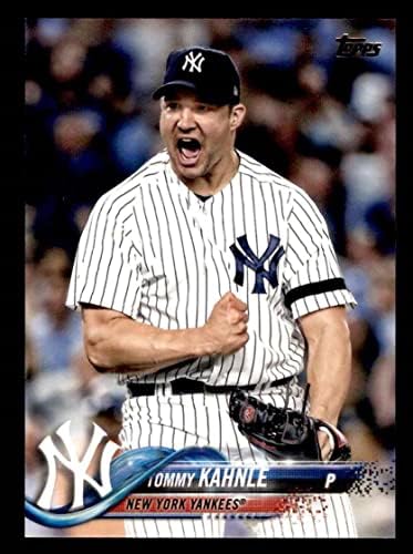 2018 Topps 254 Tommy Kahnle New York Yankees (Beyzbol Kartı) NM / MT Yankees