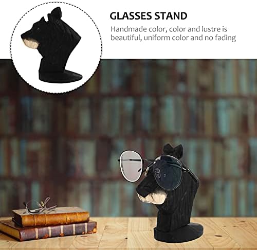 Cabilock Masaüstü Standı Masaüstü Standı Güneş Gözlüğü Tutucu Gözlük Tutucu Standı Doğal Ahşap El Oyma Hayvan Gözlük